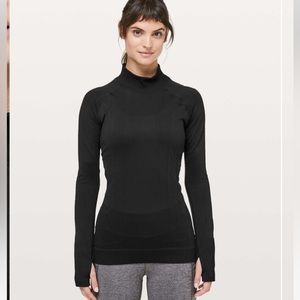Lululemon Rest Less Mock Neck Black 4